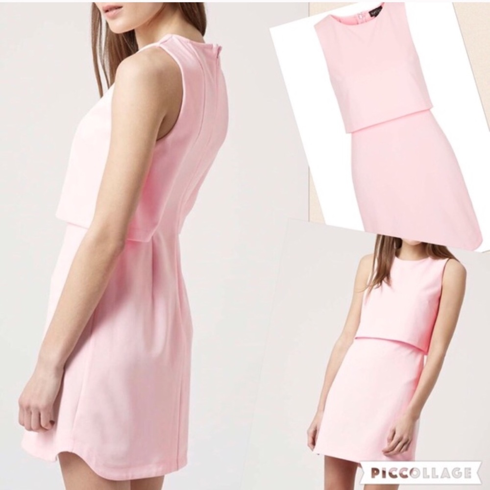 Topshop Pastel Pink Dress